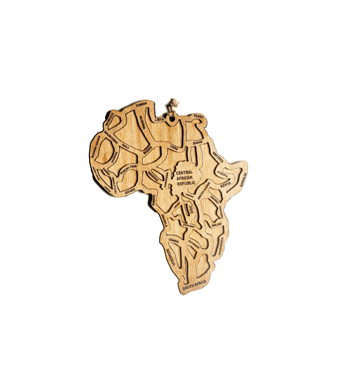 Wooden Africa Wall Art