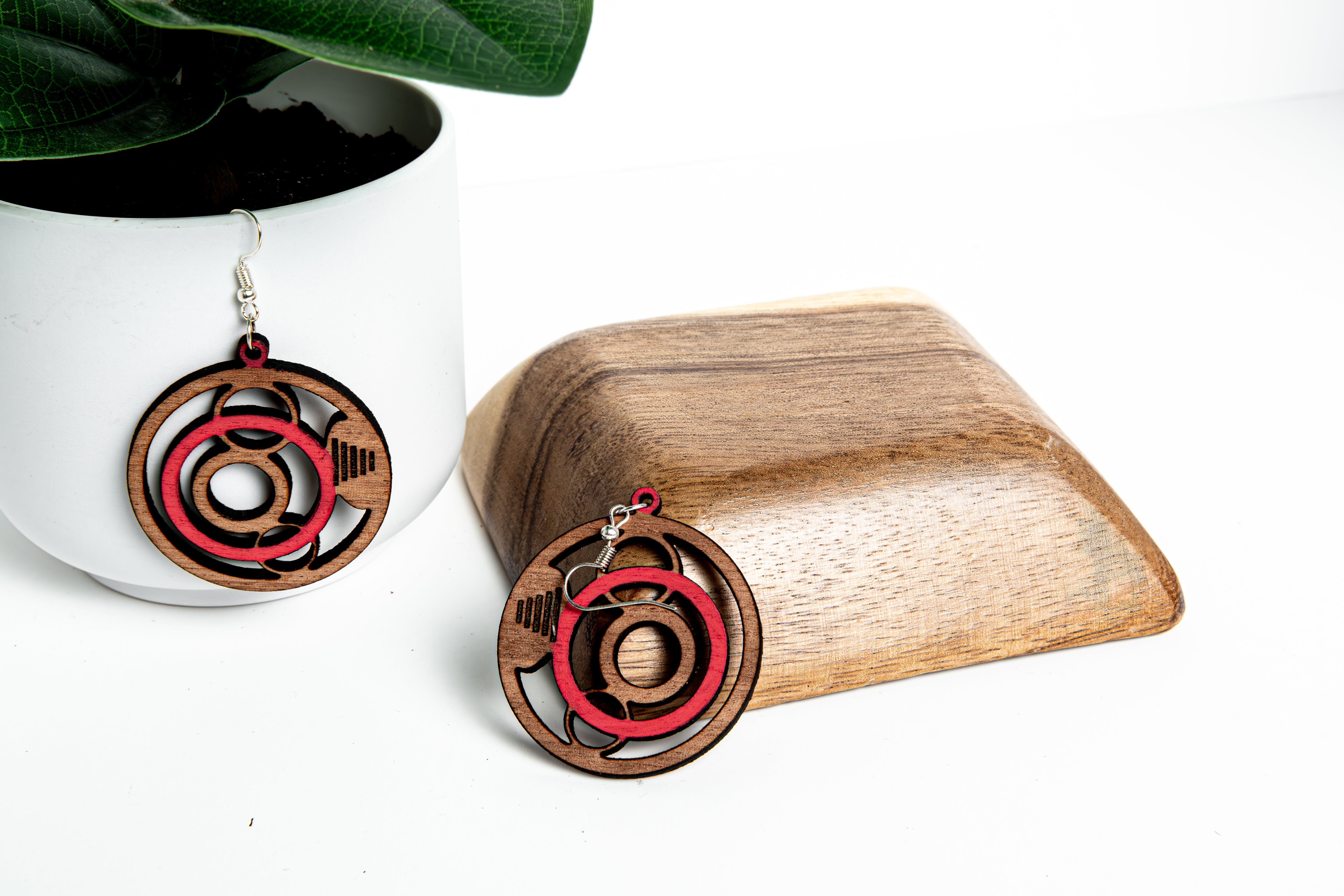 10 orders pairs WOODEN Earrings/4th