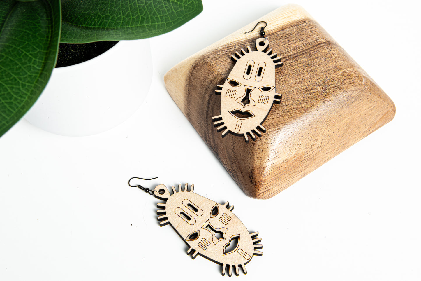 African heritage with these unique and stunning earrings