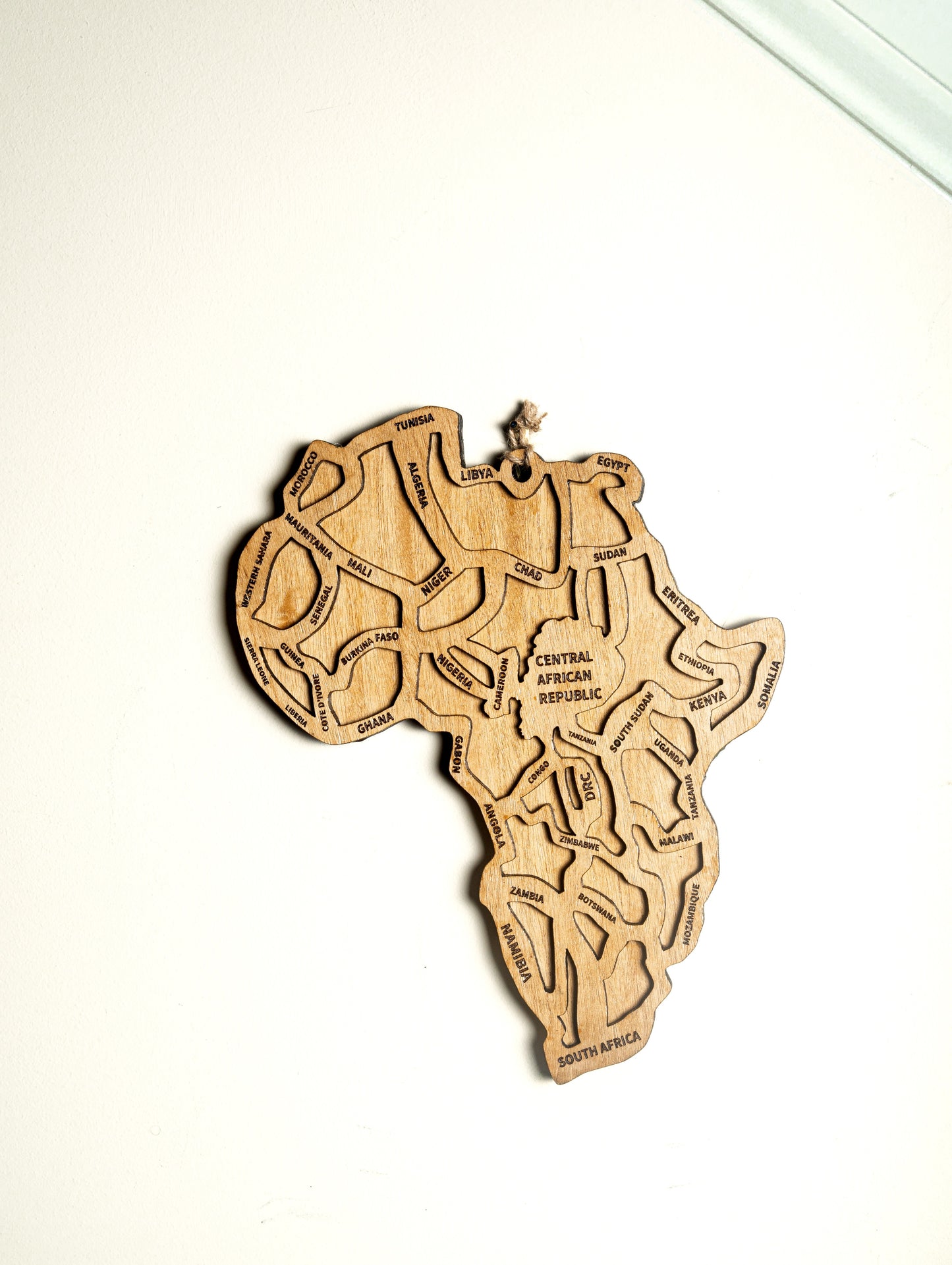 Wooden Africa Wall Art